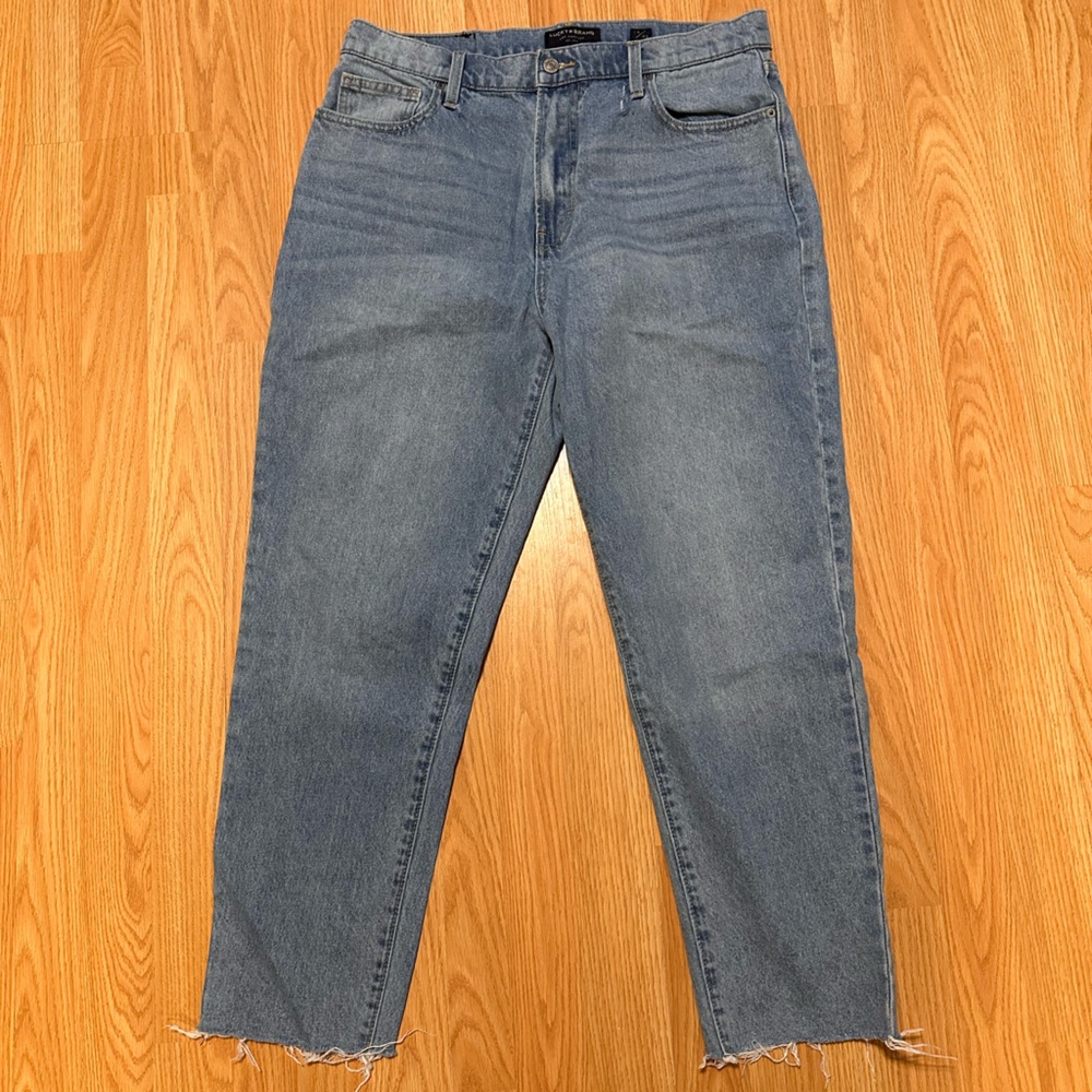 Lucky Brand High Rise Mom Jeans - Blue